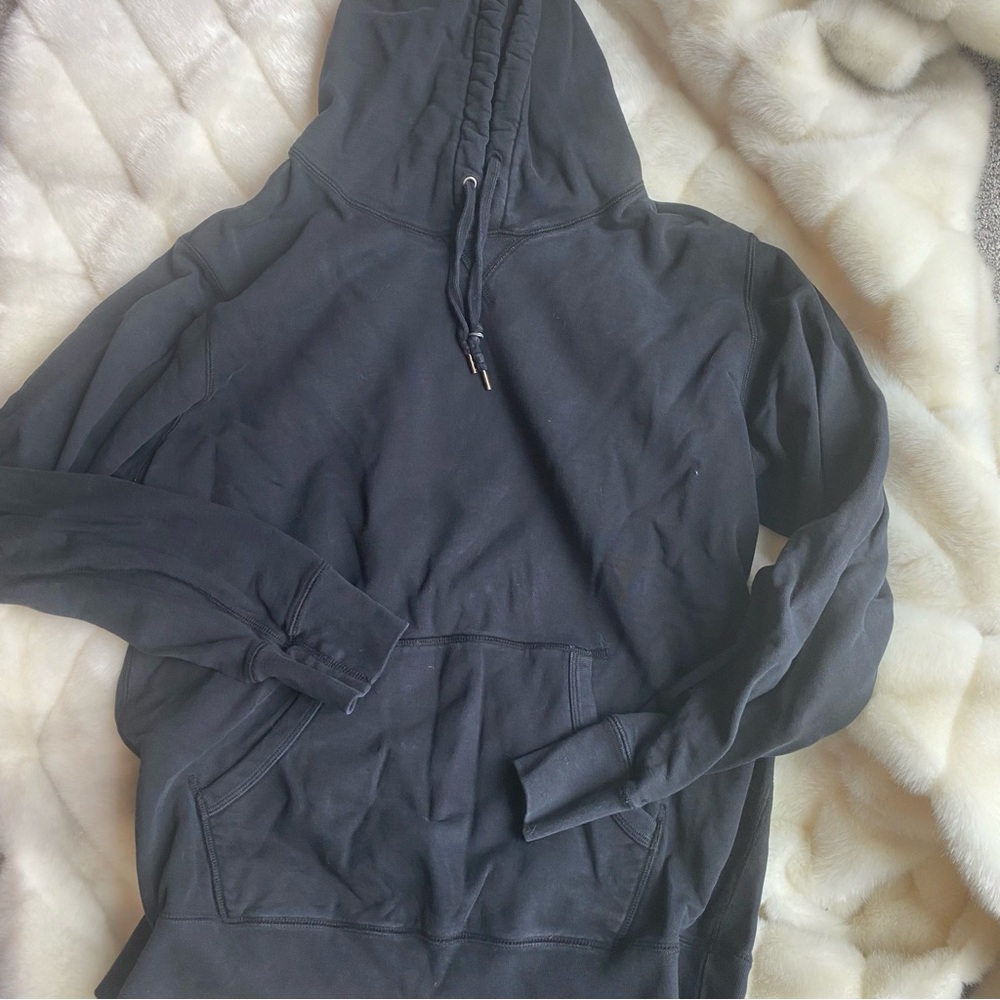 Uniqlo black oversized hoodie size L